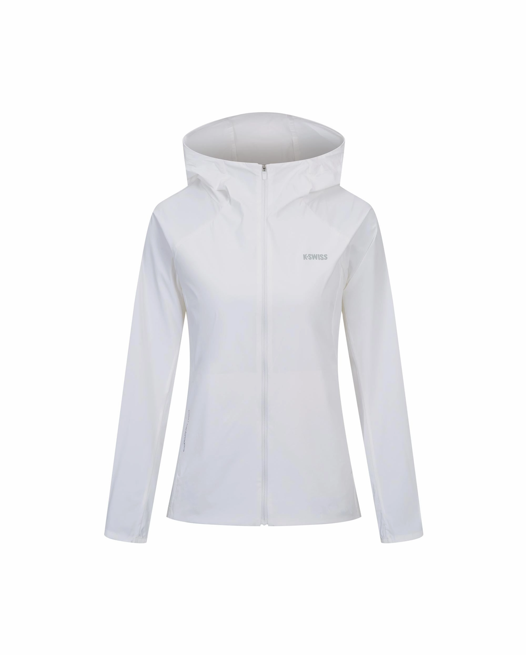 1911662-101 | WOMEN'S LOGO UPF50  COOL FEEL HOODED JACKET | WHITE