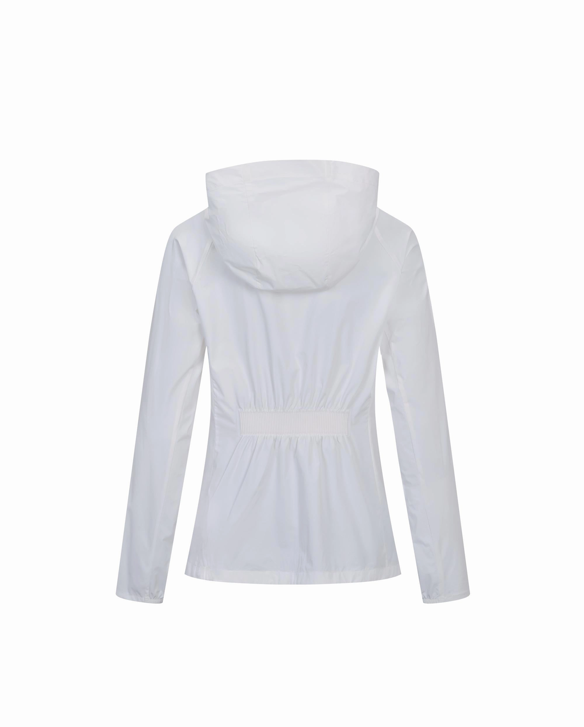 1911662-101 | WOMEN'S LOGO UPF50  COOL FEEL HOODED JACKET | WHITE