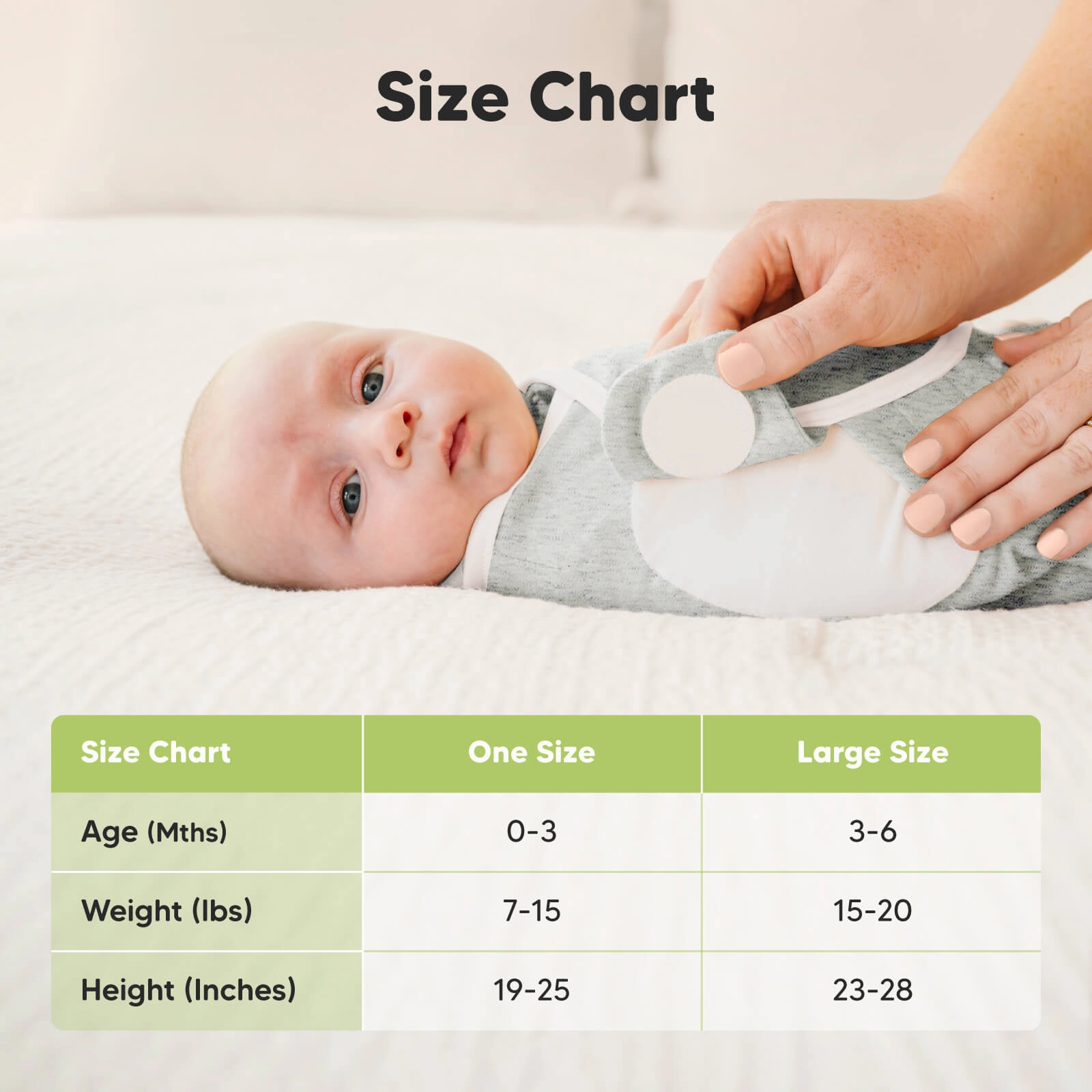 3-Pack Soothe Zippy Swaddle Wrap (ABC Land Cloud)