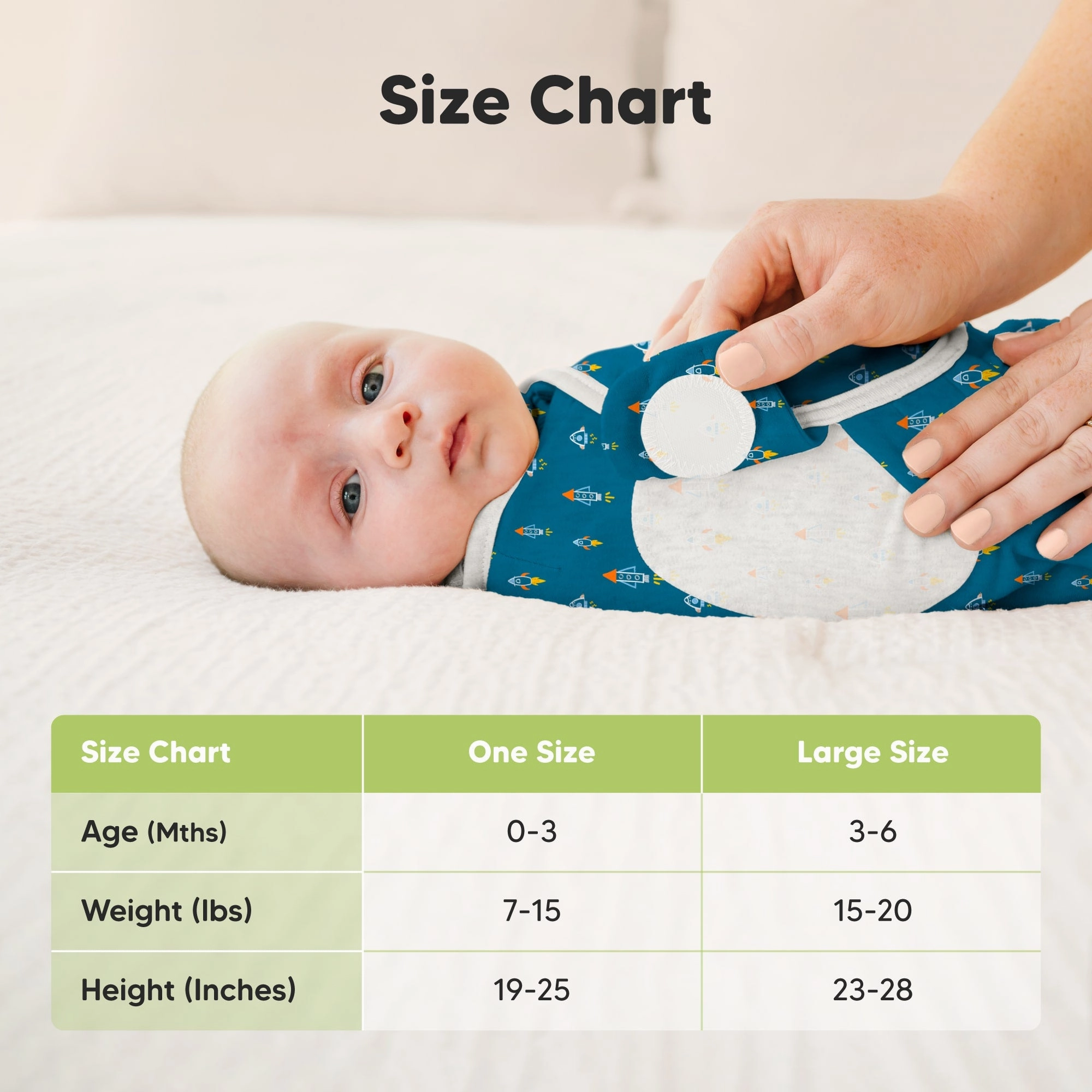 3-Pack Soothe Zippy Swaddle Wrap (Cosmo)