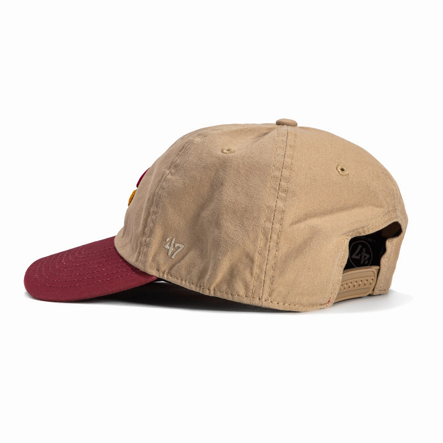 47 Brand Arizona Cardinals Ashford Cleanup Adjustable Hat - Khaki. Red