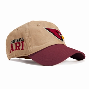 47 Brand Arizona Cardinals Ashford Cleanup Adjustable Hat - Khaki. Red
