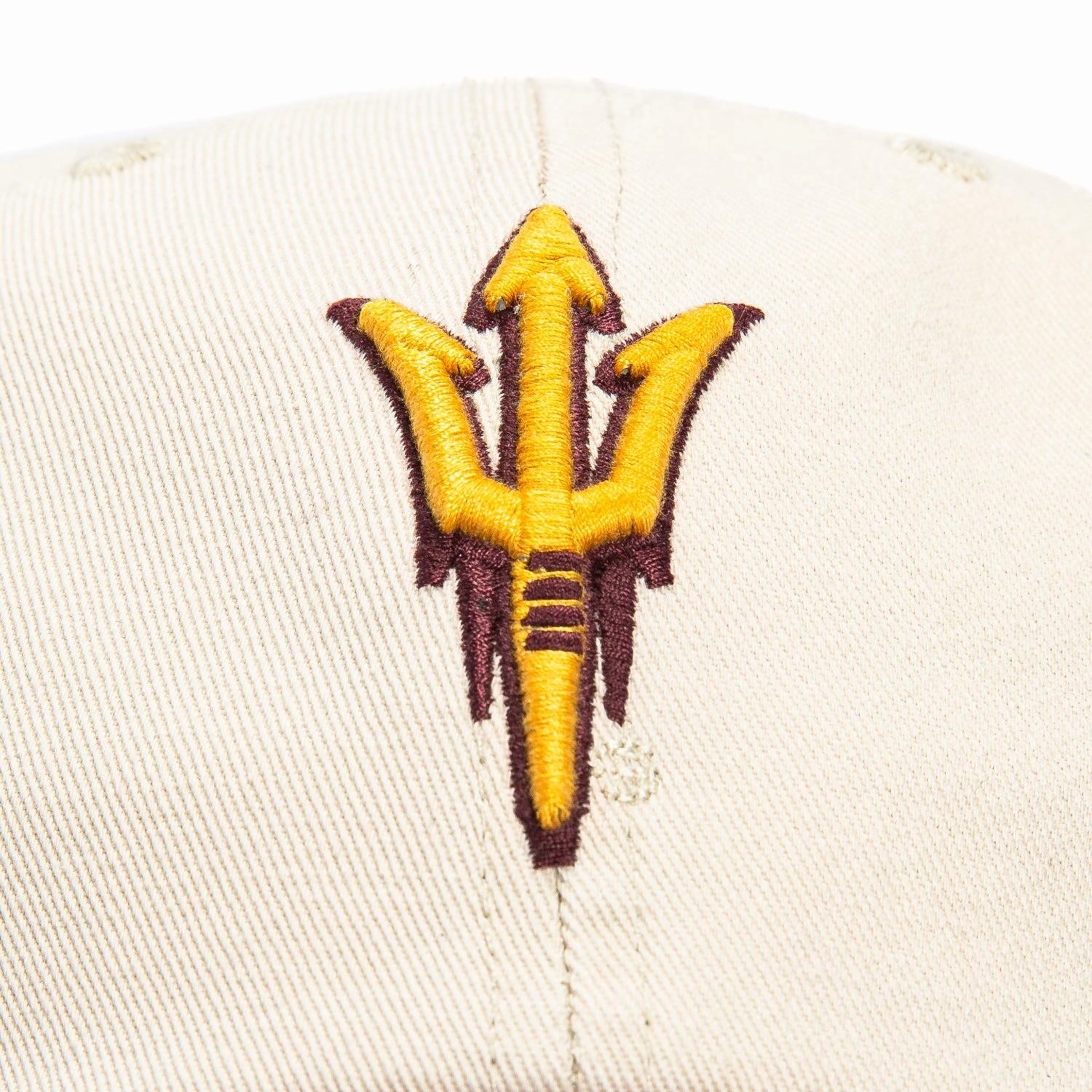 47 Brand Arizona State Sun Devils Grand Stand Adjustable Cleanup Hat - Khaki. Maroon