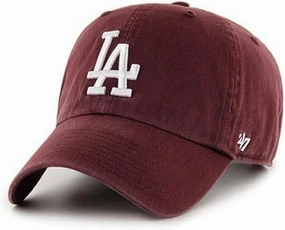 47 Brand Cleanup Los Angeles Dodgers Adjustable Hat - Maroon. White