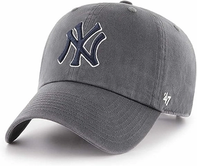 47 Brand New York Yankees Cleanup Adjustable Hat - Graphite, Navy