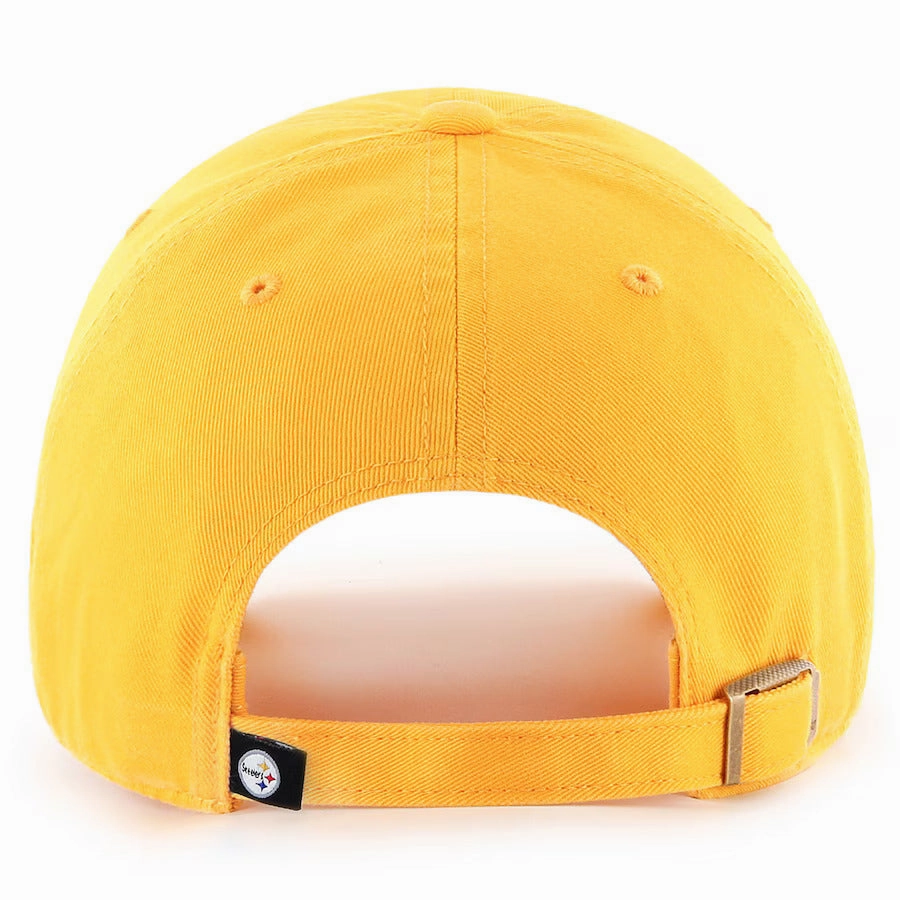 47 Brand Pittsburgh Steelers Cleanup Adjustable Hat - Gold