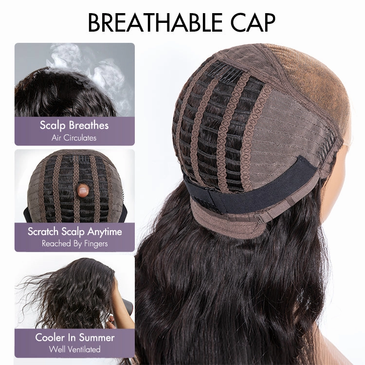 4C Edges Wig™ - Highlight Afro Curls Glueless 5x5 Closure HD Lace Wig Breathable Cap