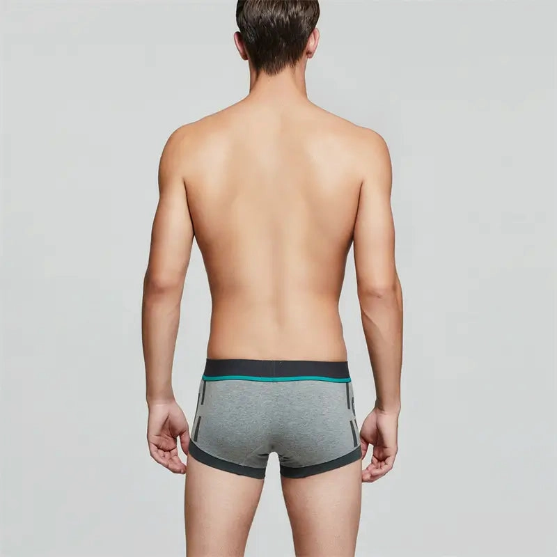 ‌Seobean Low-Rise Cotton Boxer Trunks - Stylish & Comfortable‌ 00202