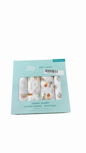 Aden   Anais Cotton Muslin Swaddle, 4pk, Disney Friends