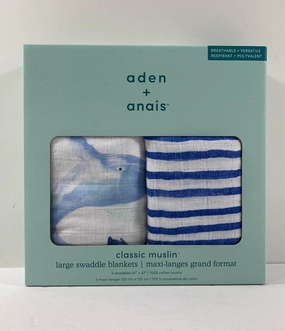 Aden   Anais Essentials Cotton Muslin Swaddle, 2pk