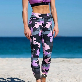 Amethyst Camo Athletic Leggings