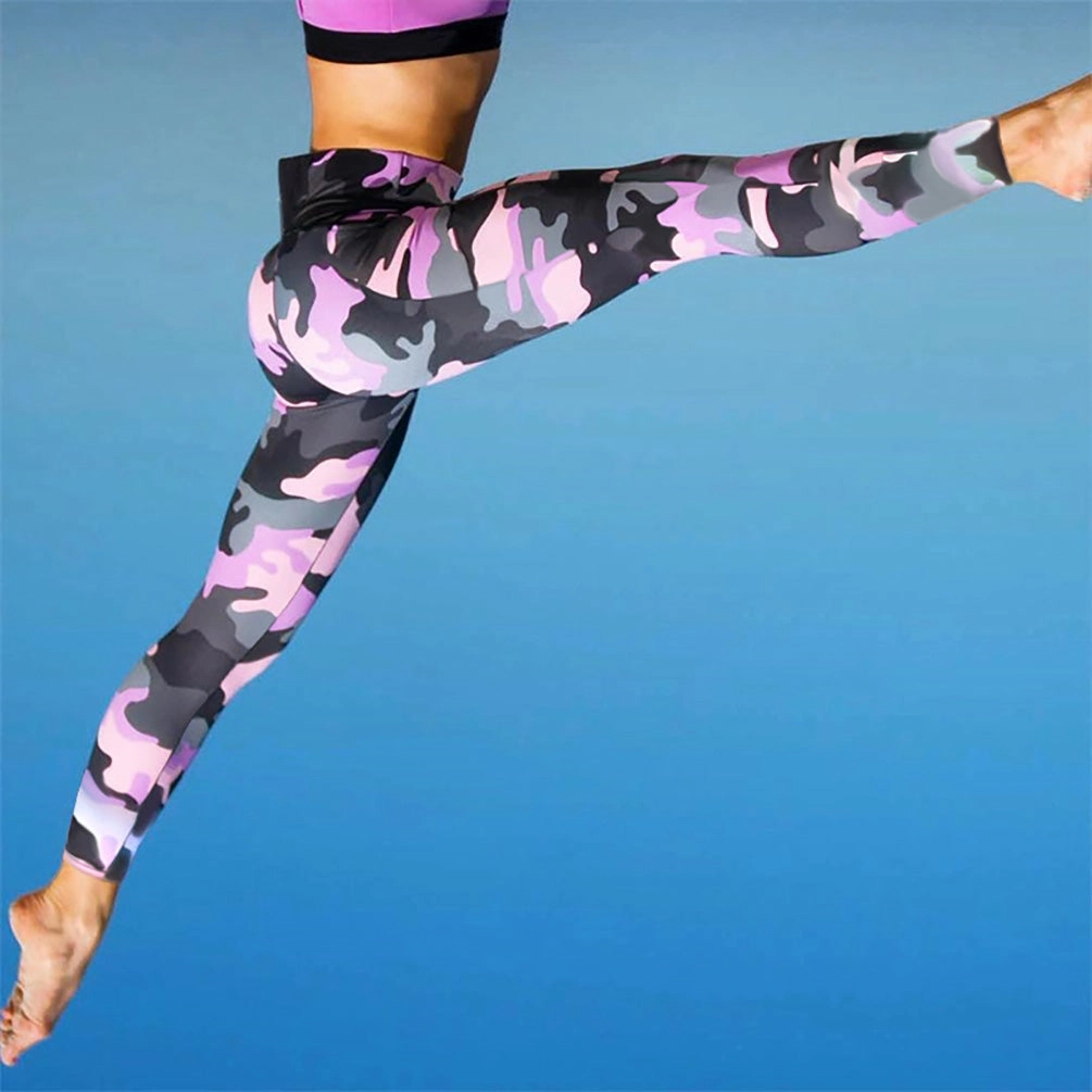 Amethyst Camo Athletic Leggings