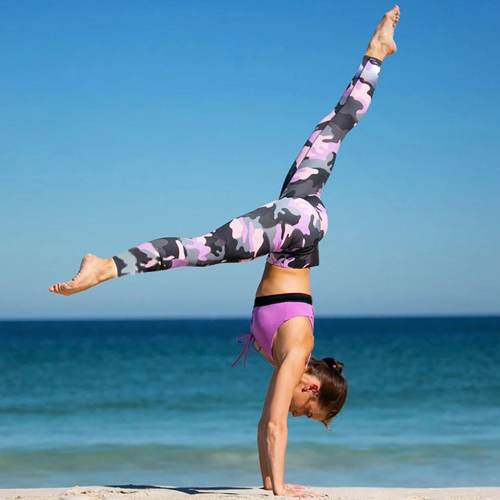 Amethyst Camo Athletic Leggings