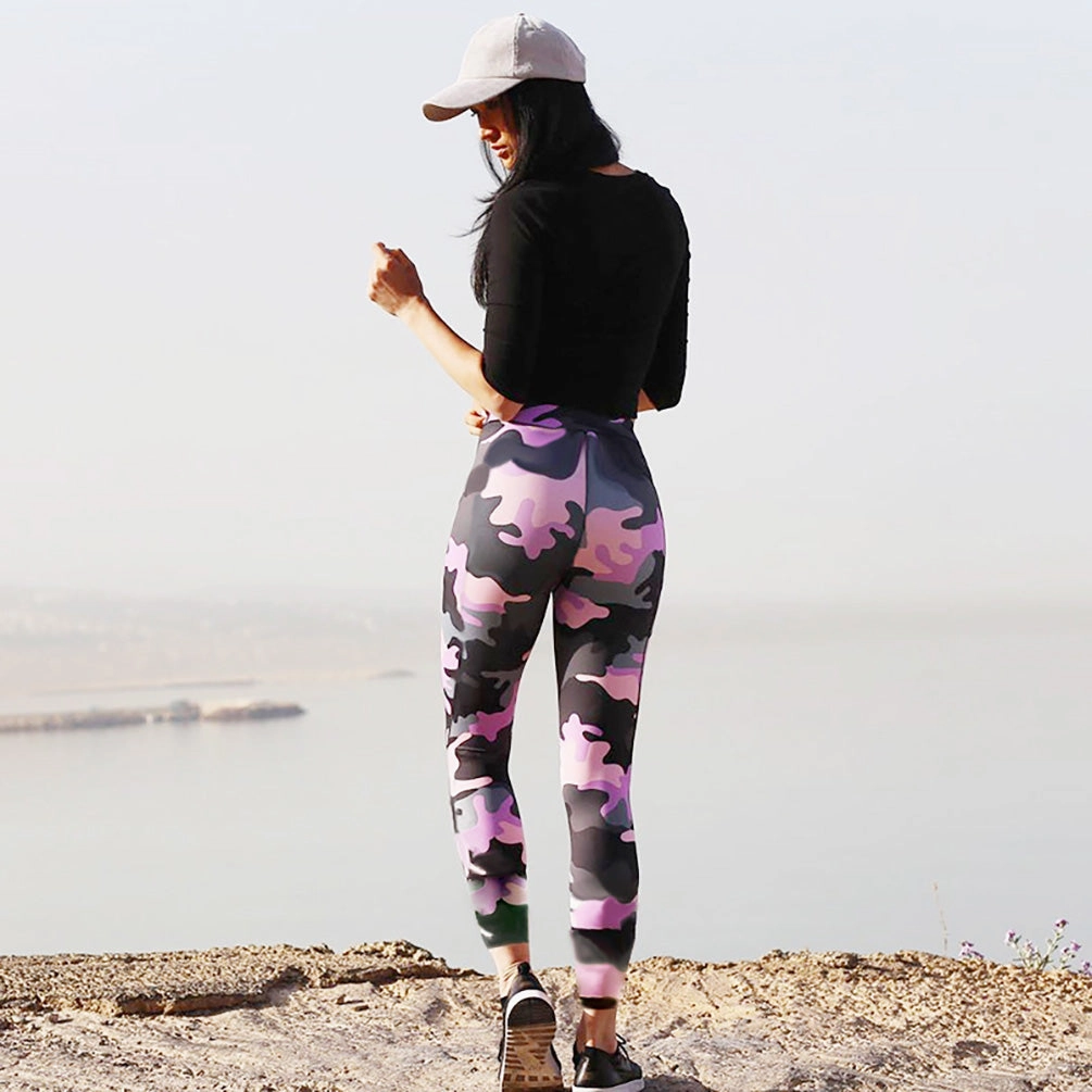 Amethyst Camo Athletic Leggings