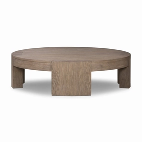 Andy Coffee Table - Warm Natural Flat Oak Veneer - Small