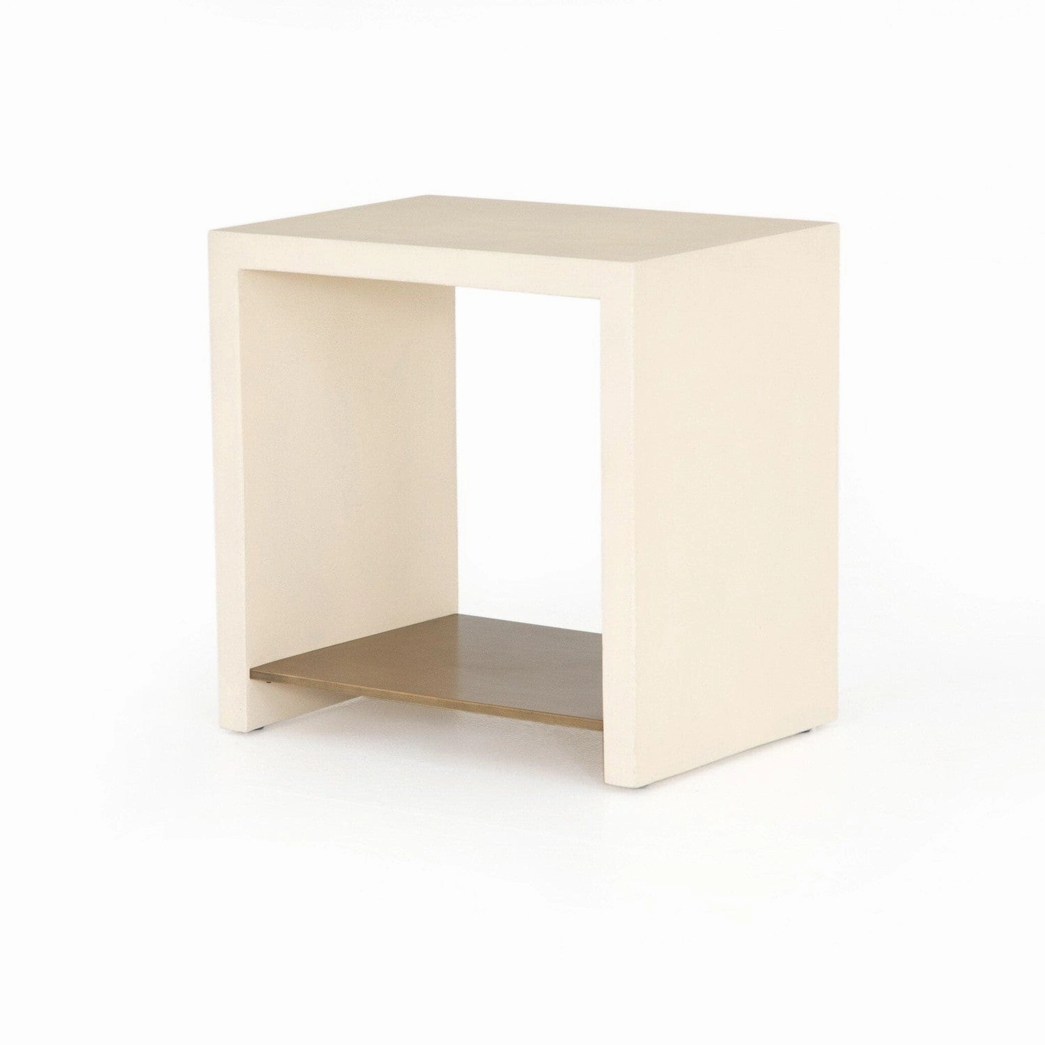 Arlington End Table - Parchment White