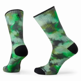 Athletic Far Out Tie Dye Print Crew Socks