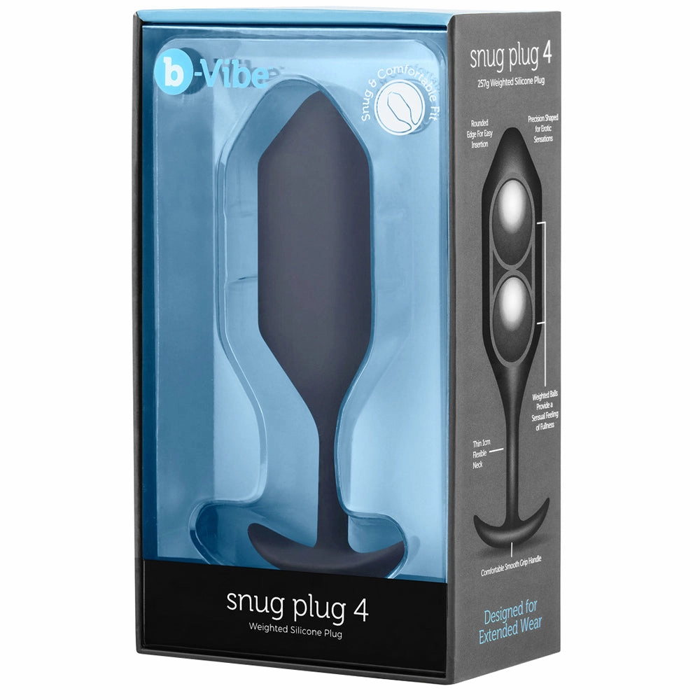 B-Vibe Weighted Snug Plug 4