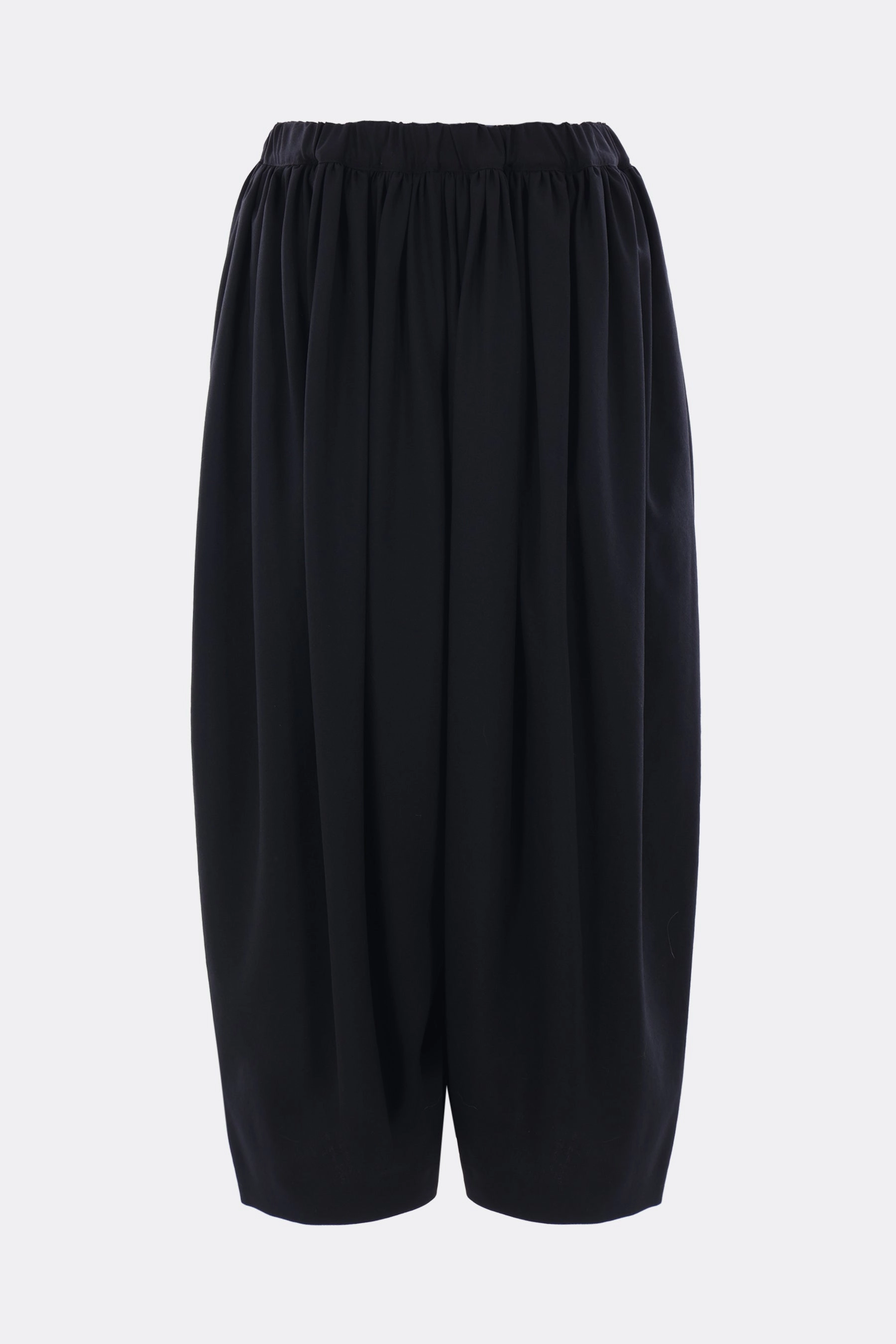 balloon trousers in lightweight wool