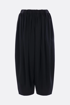 balloon trousers in lightweight wool