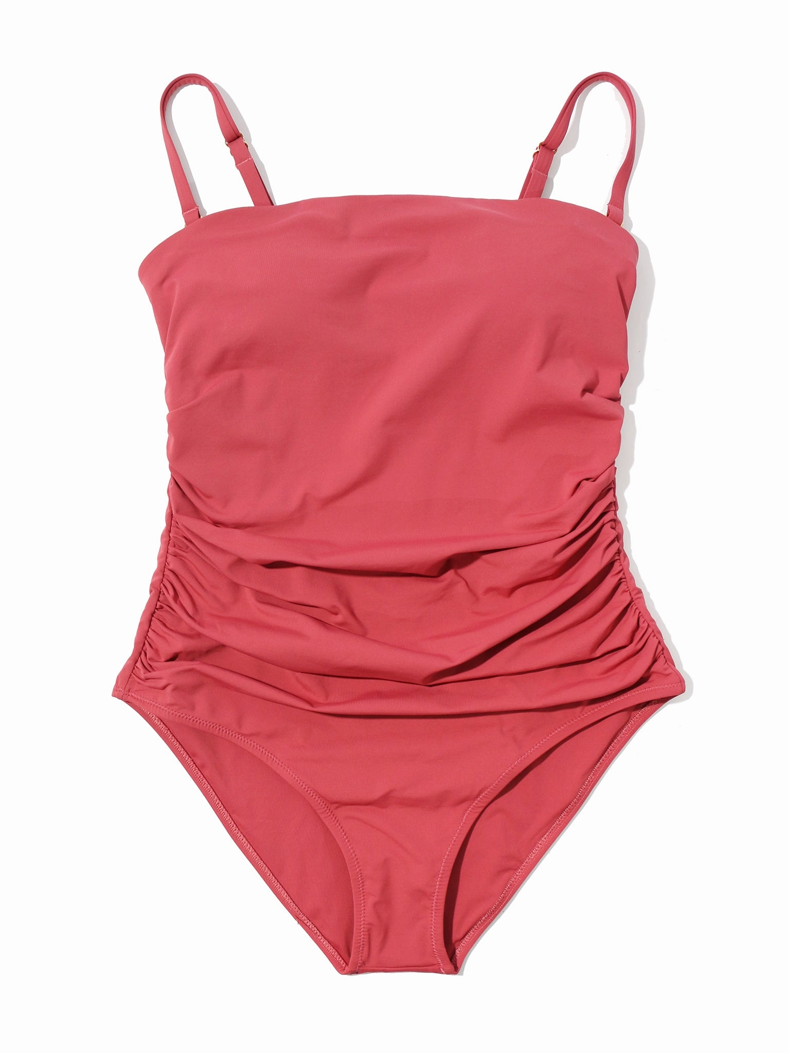 Bandeau One Piece Swimsuit Sunbaked Red
