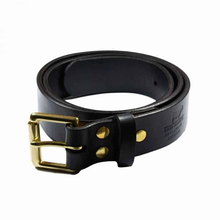 Barnes & Moore Roller Belt - Black/Brass