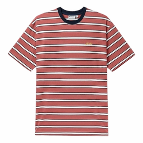 Beach Stripe Tee Coral