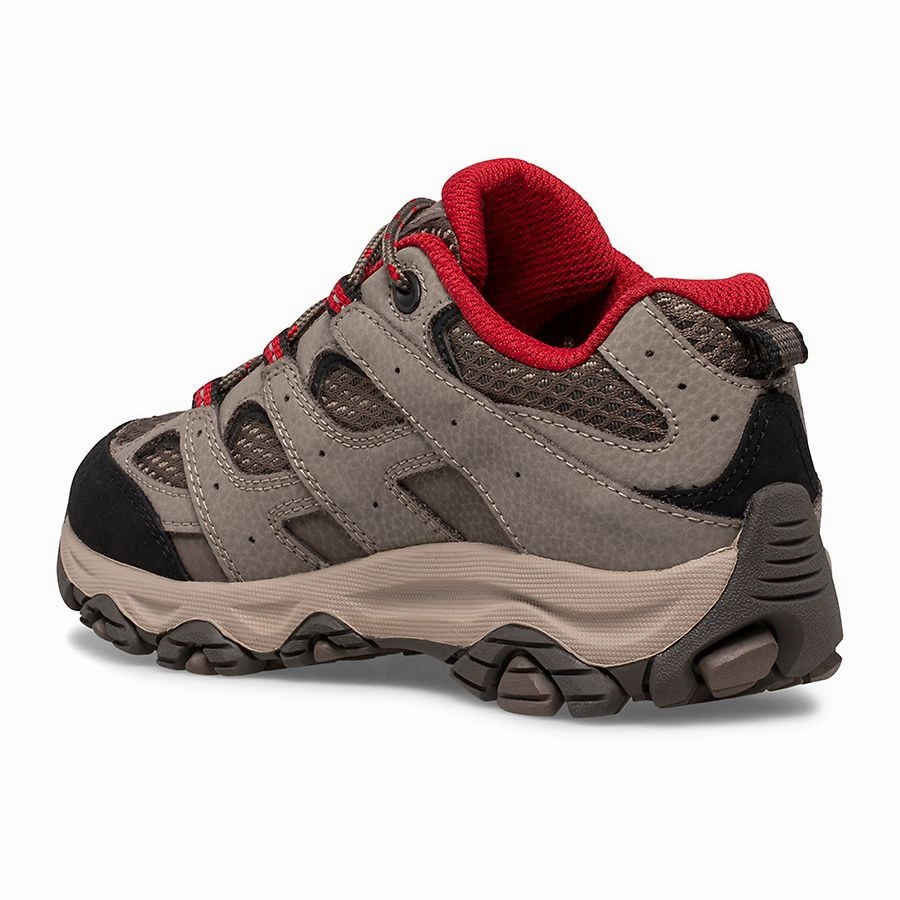 Big Kids' Moab 3 Low Lace Waterproof Sneaker