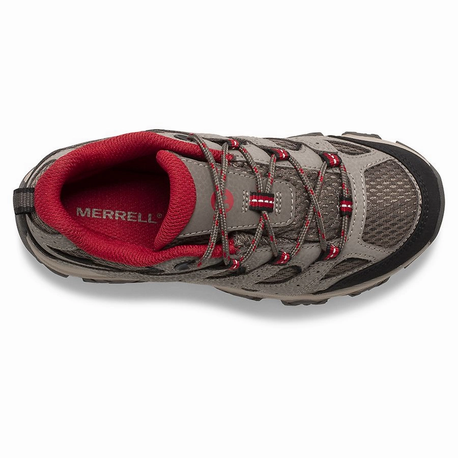 Big Kids' Moab 3 Low Lace Waterproof Sneaker