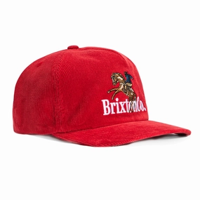 Brixton Inwood Snapback Hat - Red