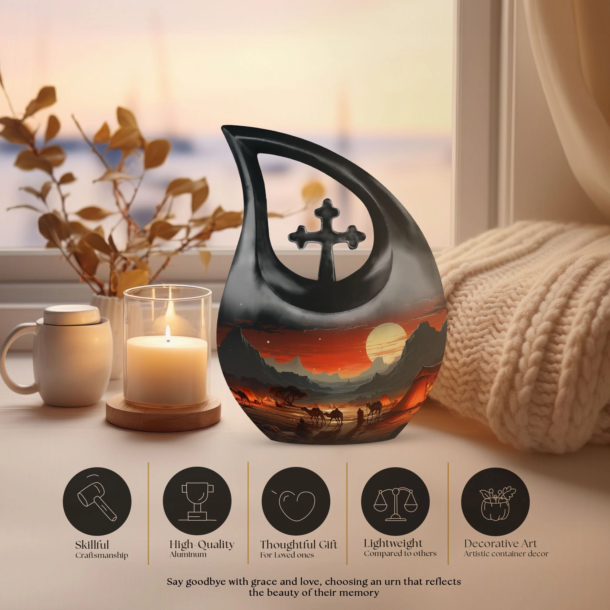 Camel Urn: Stylish Memorial Urn for Cherished Remembrances