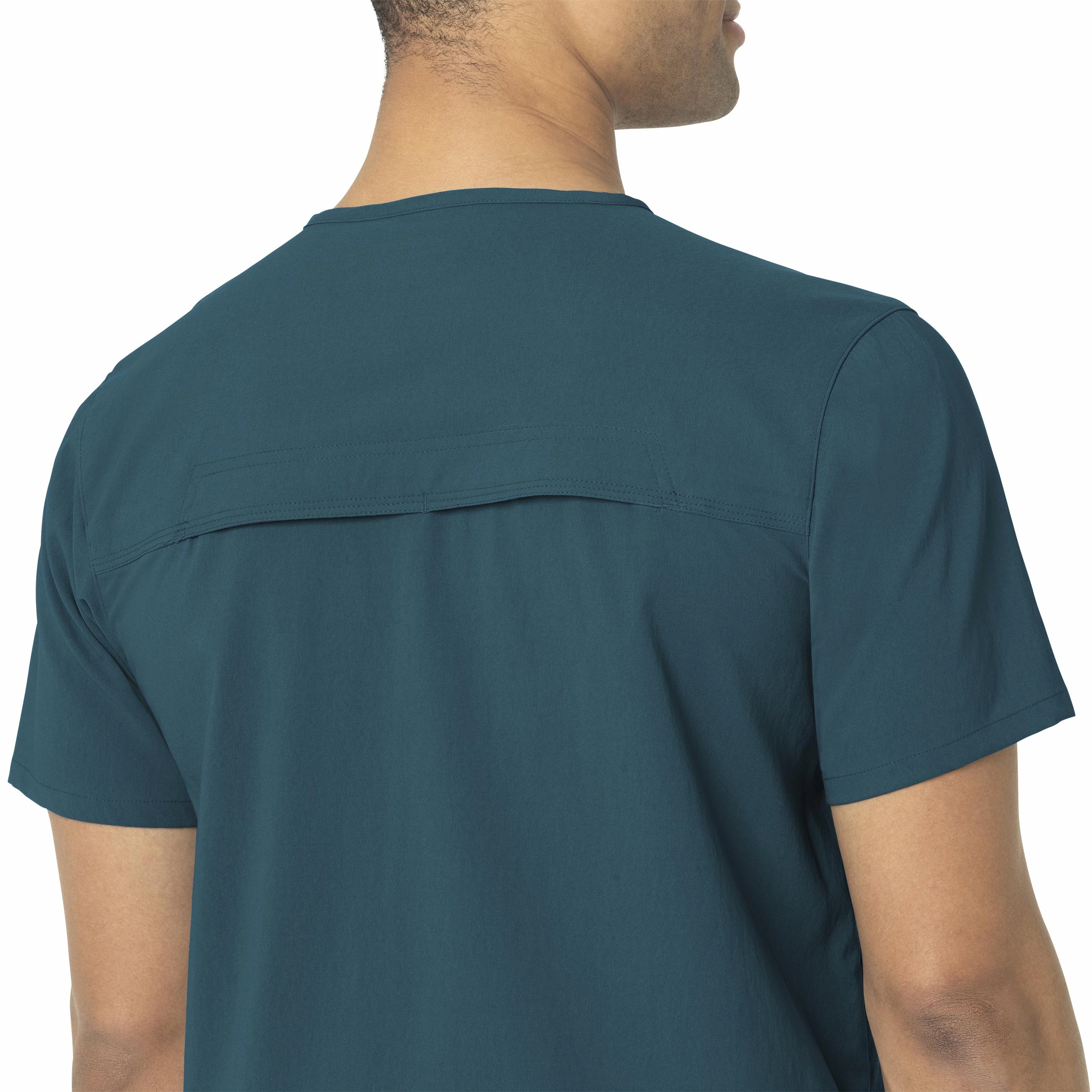 Carhartt Rugged Flex Peak Men's Tuck-In Scrub Top - Caribbean Blue