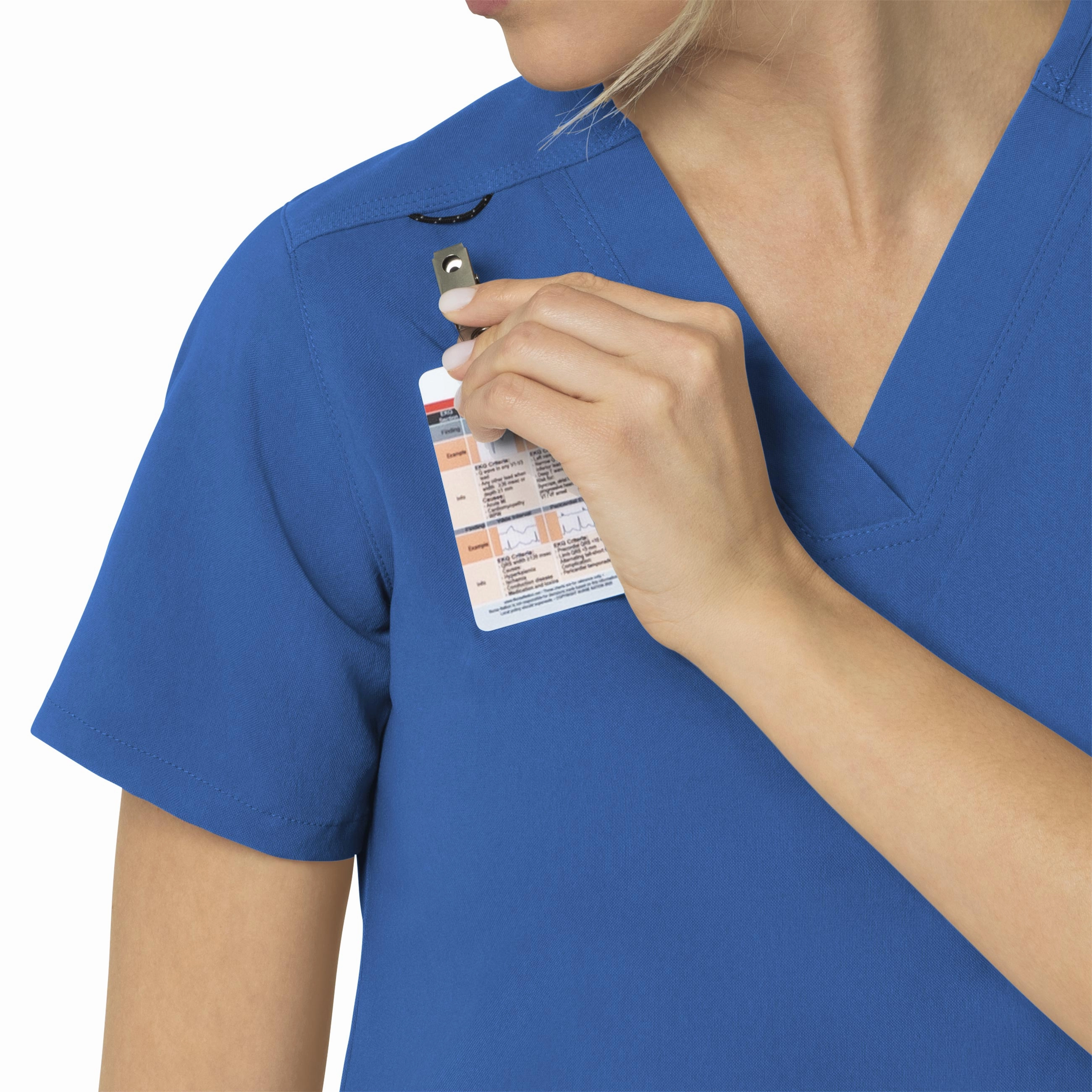 Carhartt Rugged Flex Peak Women's 4-Pocket V-Neck Scrub Top - Royal