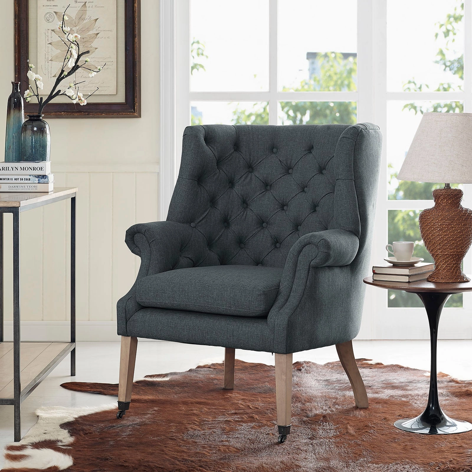 Chart Upholstered Fabric Lounge Chair by Modway