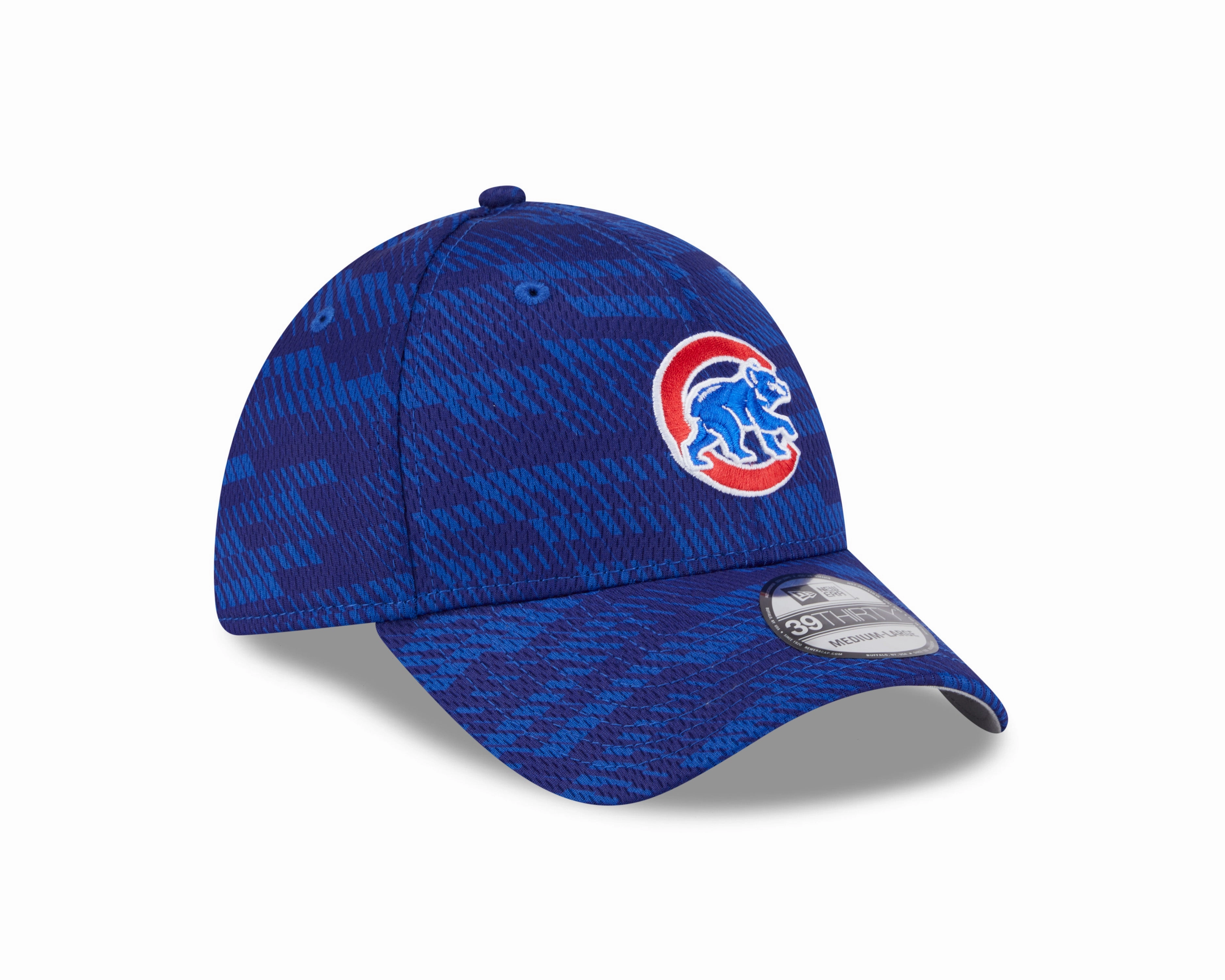 Chicago Cubs Royal 2025 Clubhouse Walking Bear Alternate New Era 39THIRTY Flex Hat