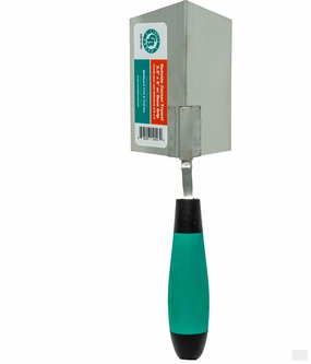 CIRCLE BRAND Outside Corner Trowel 2.5" x 5" with DuraGrip Handle [CB16183]