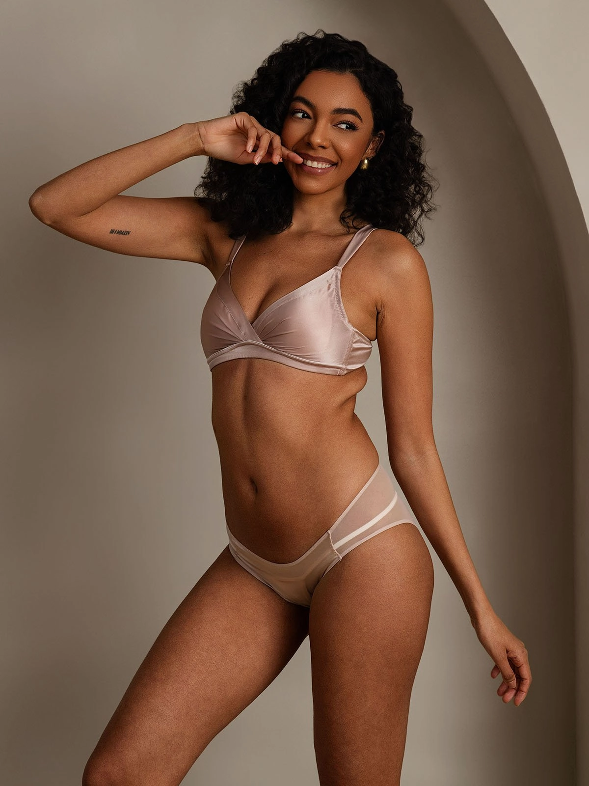 Comfortable Pure Silk Bra Panty Set