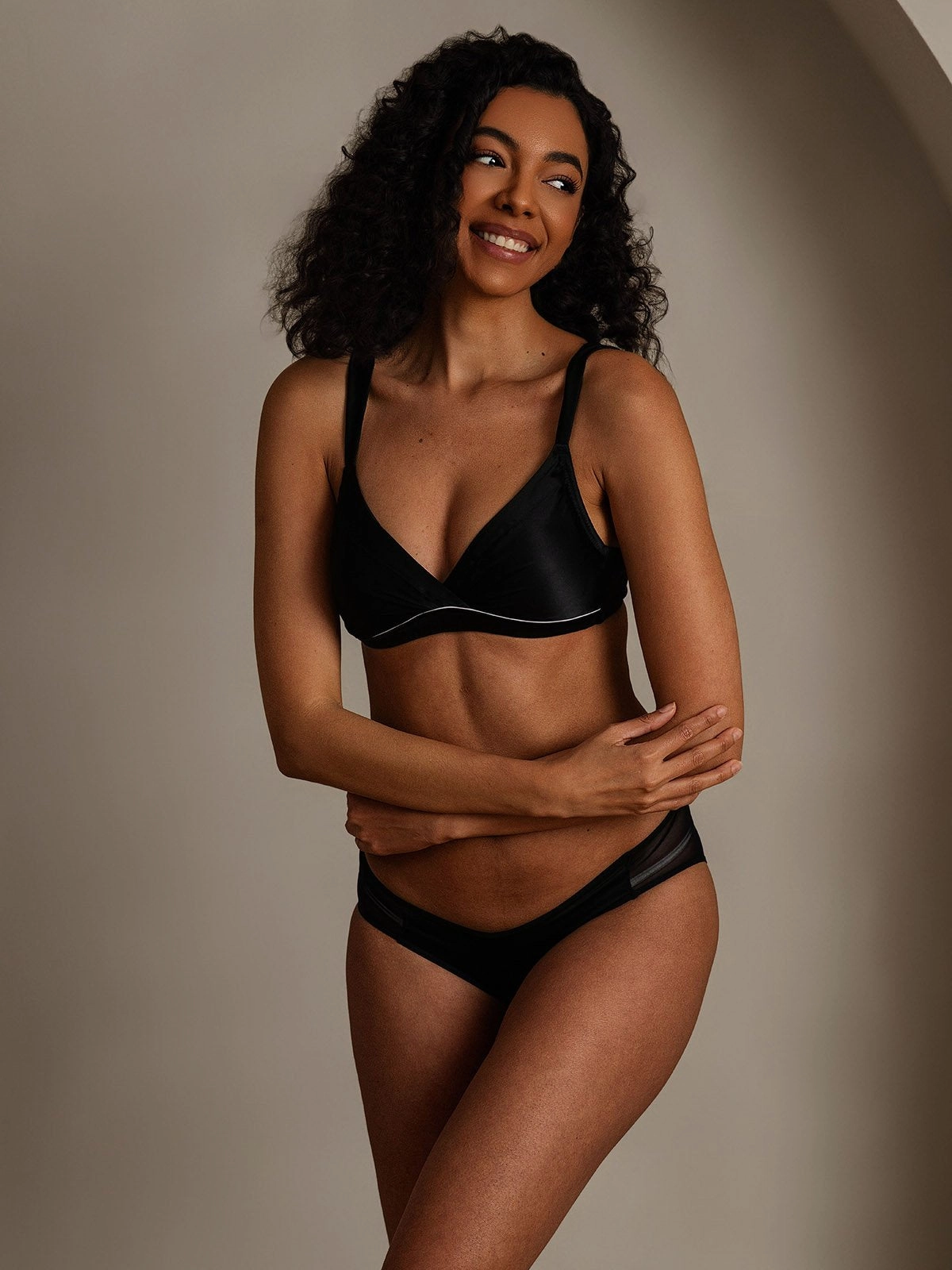 Comfortable Pure Silk Bra Panty Set