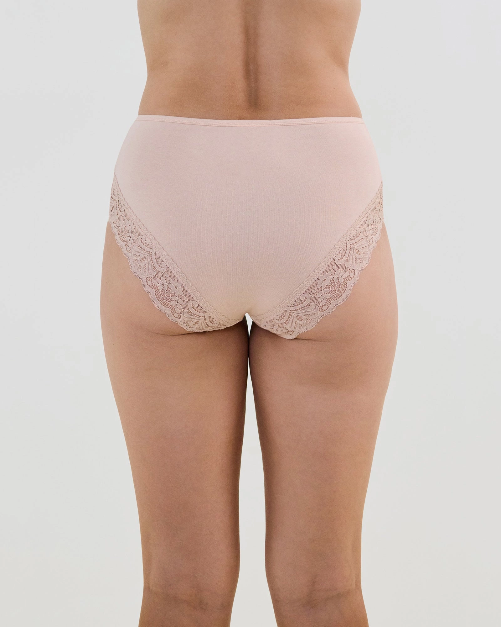 Cotton And Lace Full Brief
