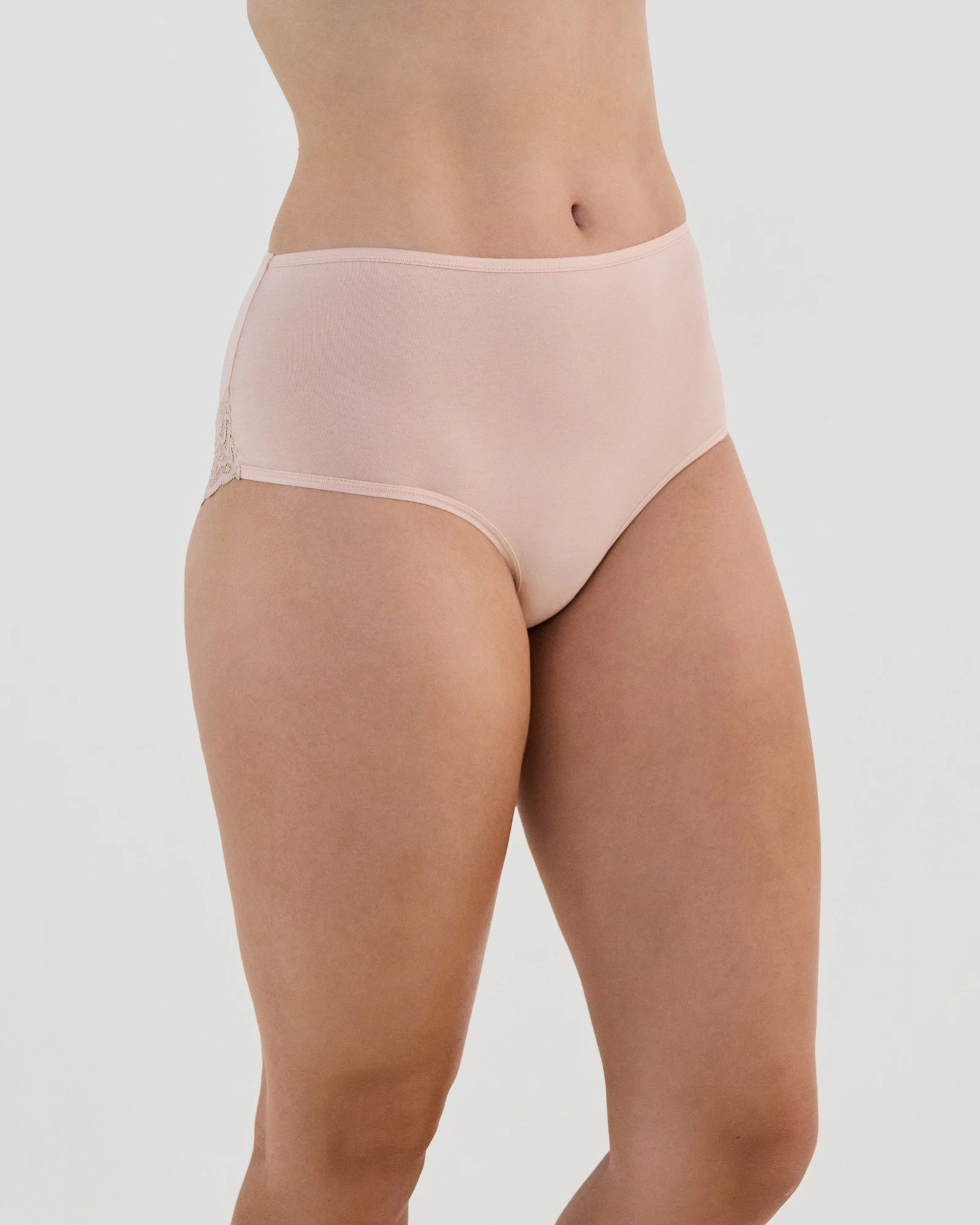 Cotton And Lace Full Brief