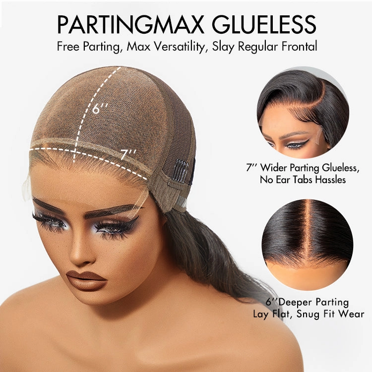 Crazy Wednesday | Luvme Hair PartingMax Glueless Wig Ready to Go Silky Straight 7x6 Closure HD Lace Pre Plucked & Bleached Breathable Cap