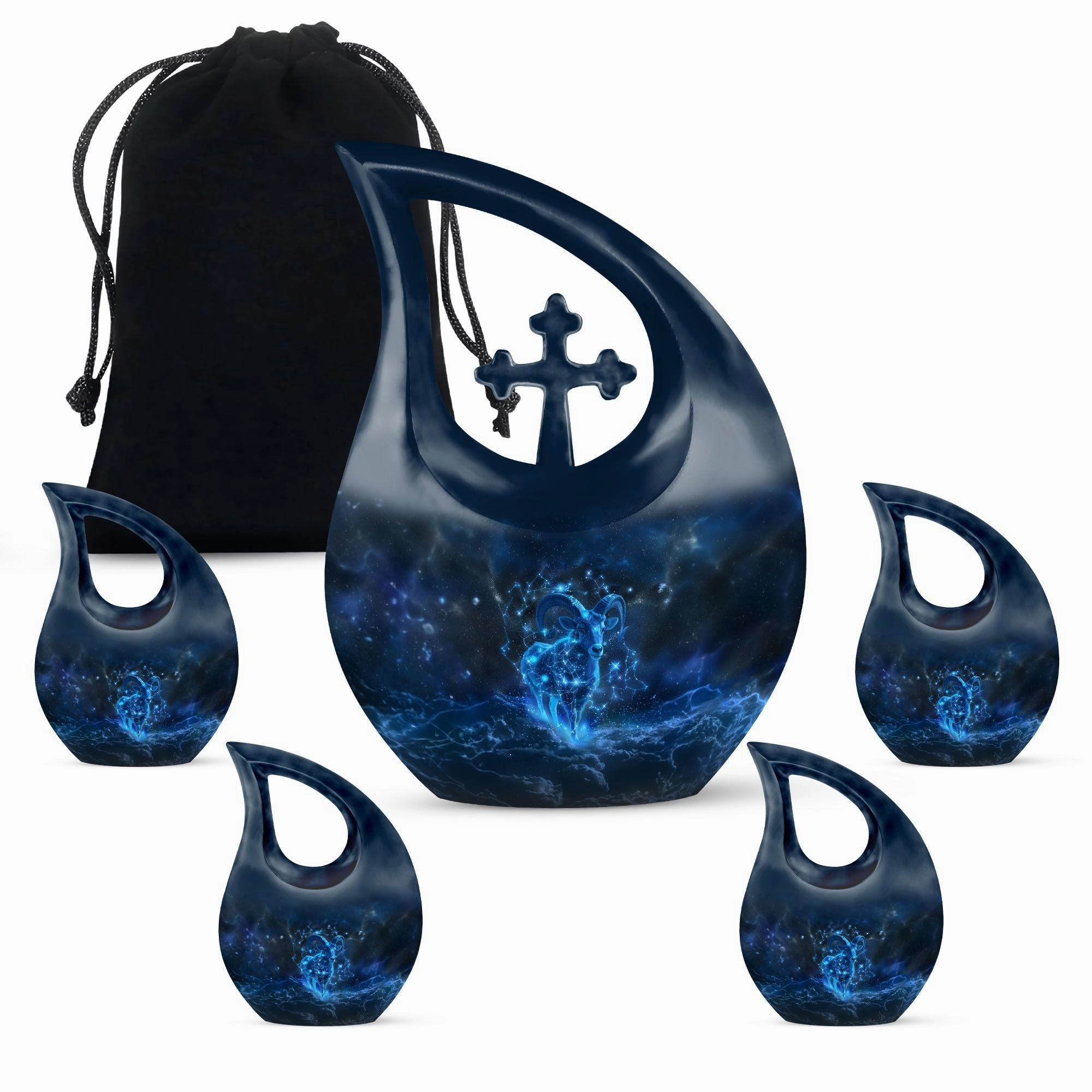 Cross Drop Goat Urn - An Affordable Offering for Lost Loved Ones
