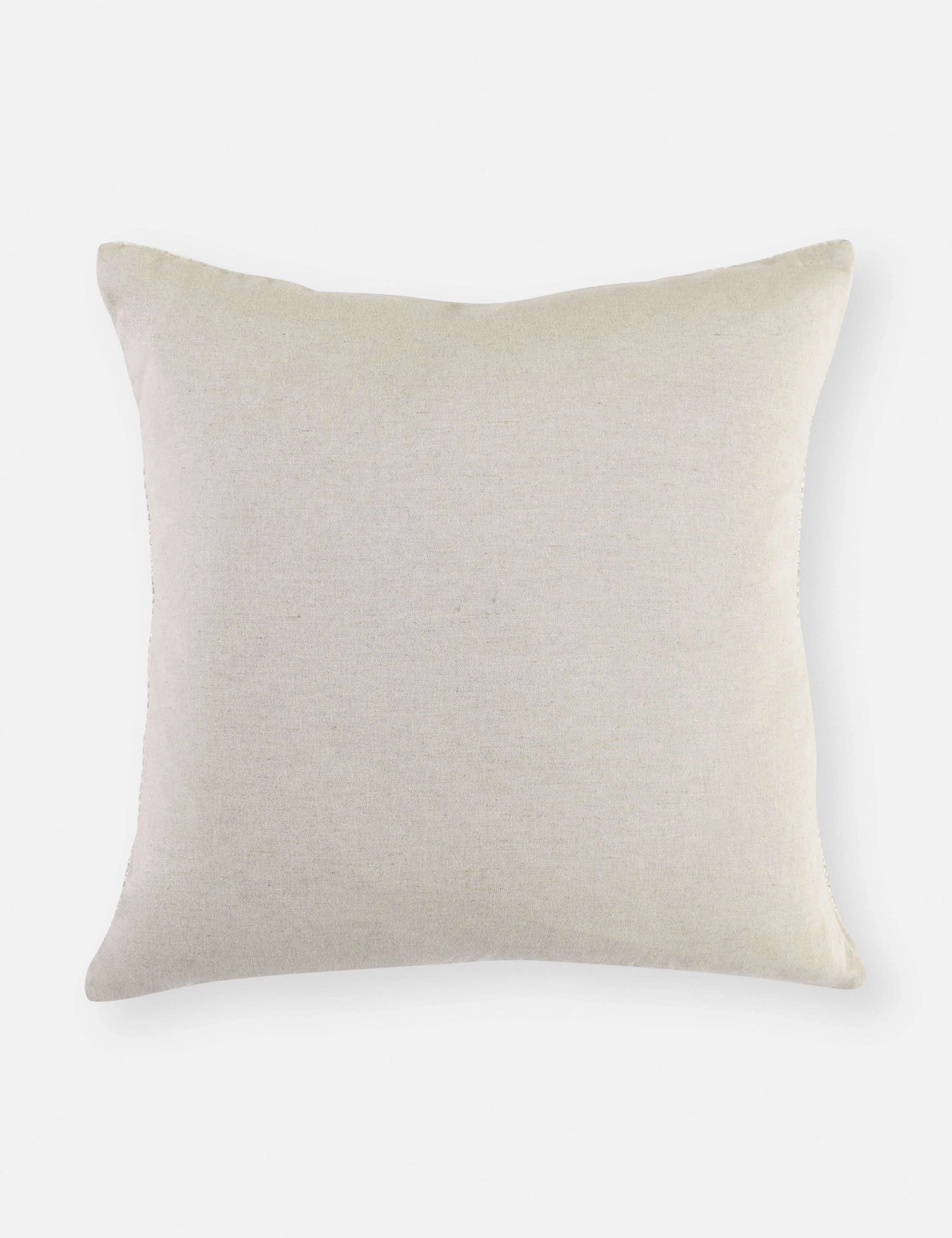 Dara Jute Pillow 22" x 22", Ivory