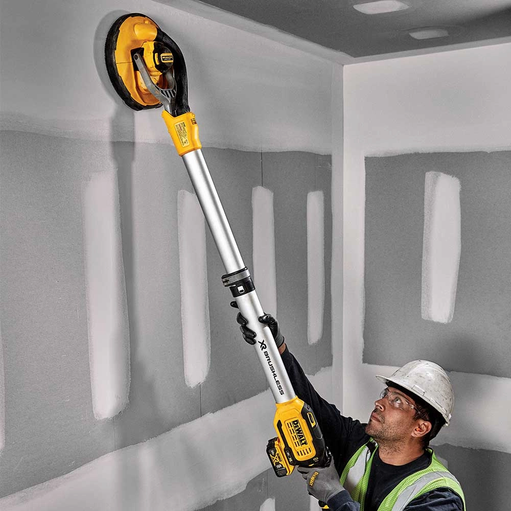 DeWALT DCE800P2 20V MAX 9" Cordless Brushless Durable Drywall Sander Kit