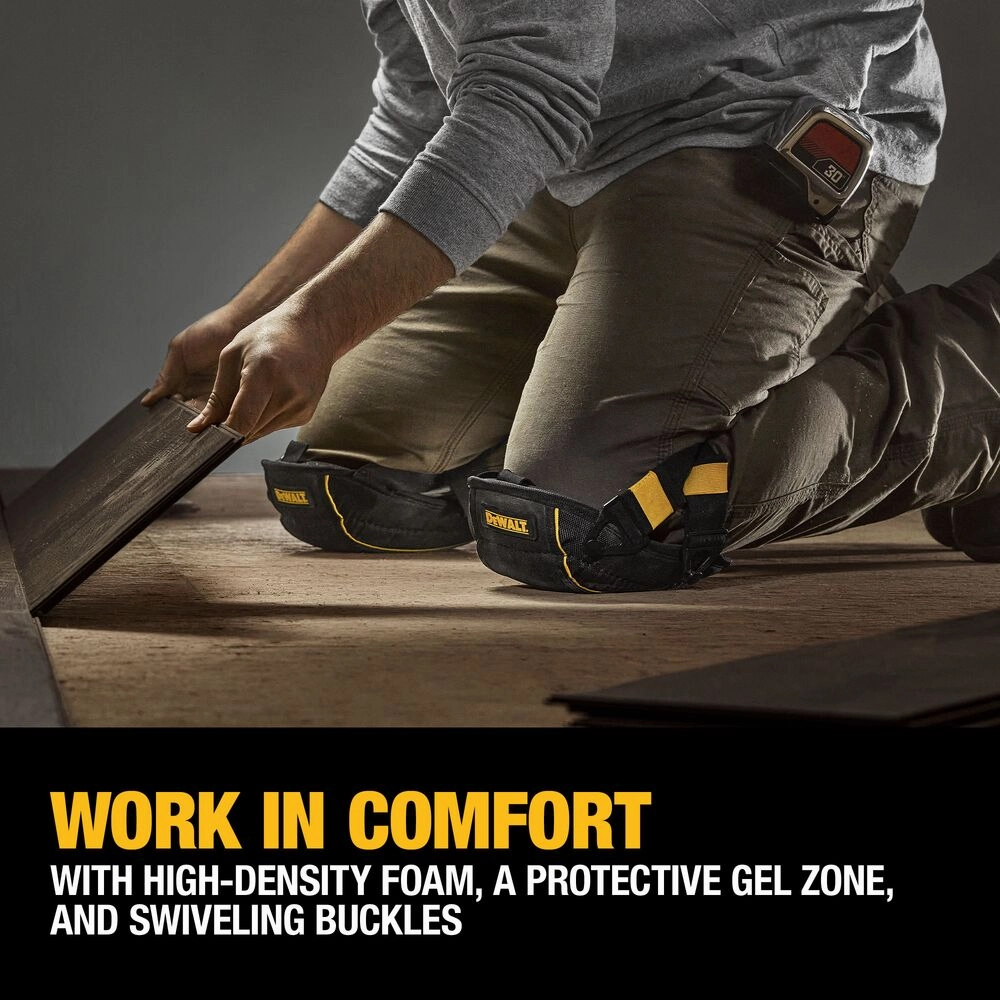 DeWALT DWST590014 Comfortable Flooring Knee Pads w/ Gel Zone