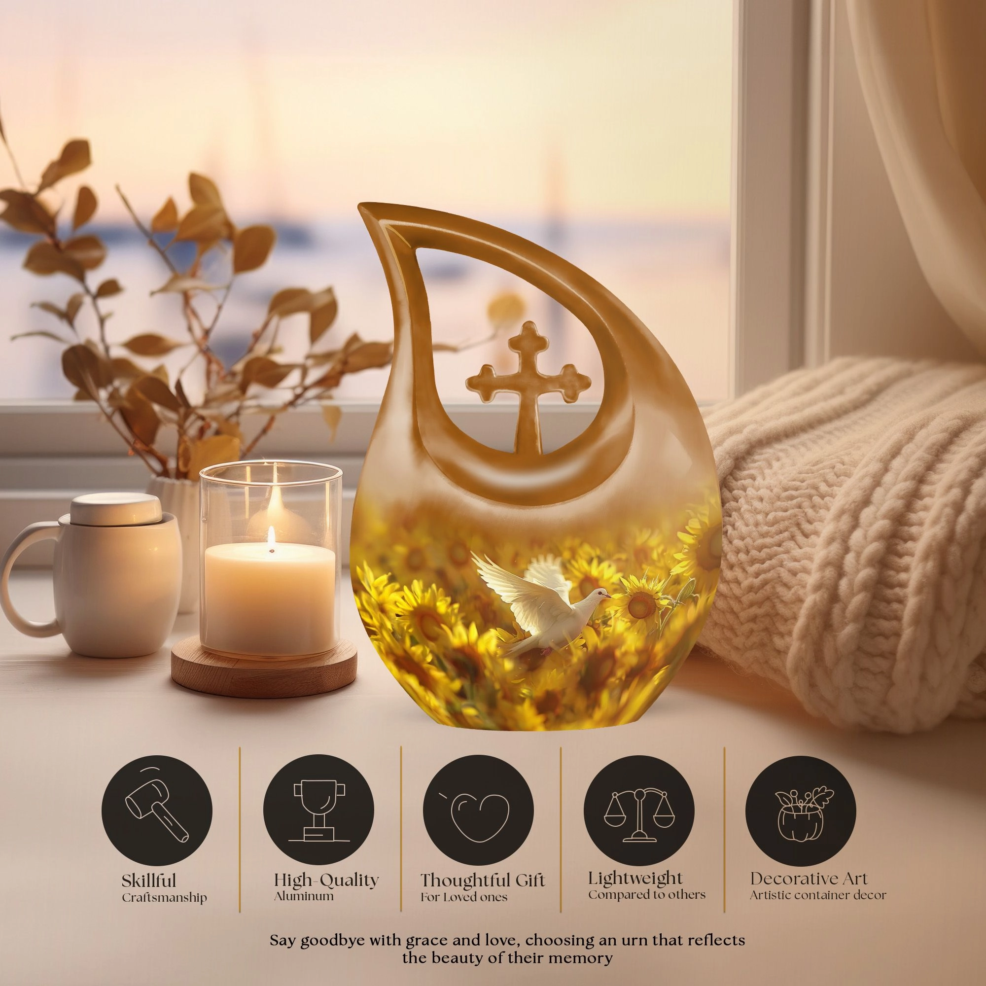 Dove Urn: A Stylish And Dignified Memorial Keepsake Urn
