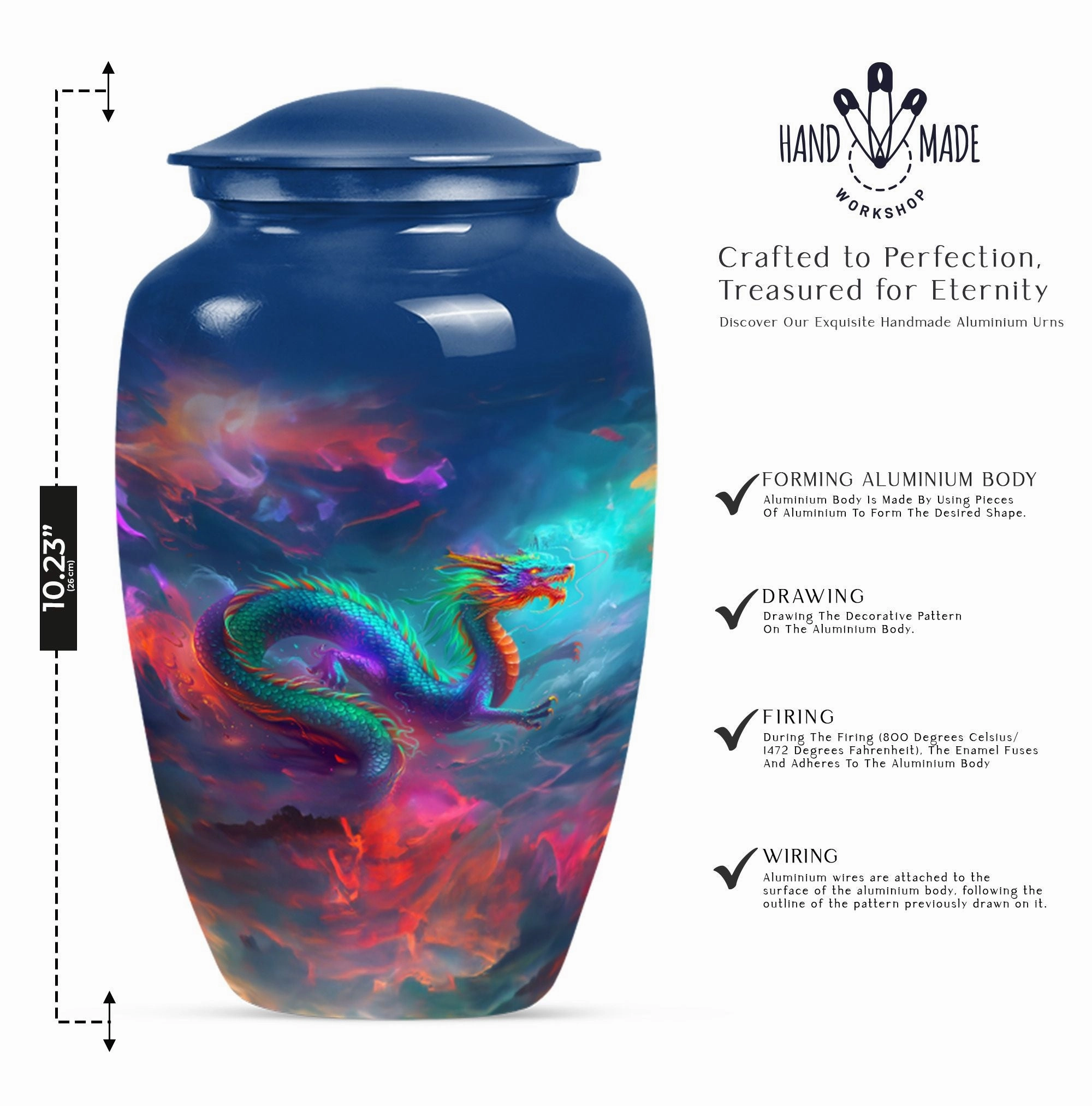 Dragon Urn - An Artistic & Durable Cremation Solution for Women