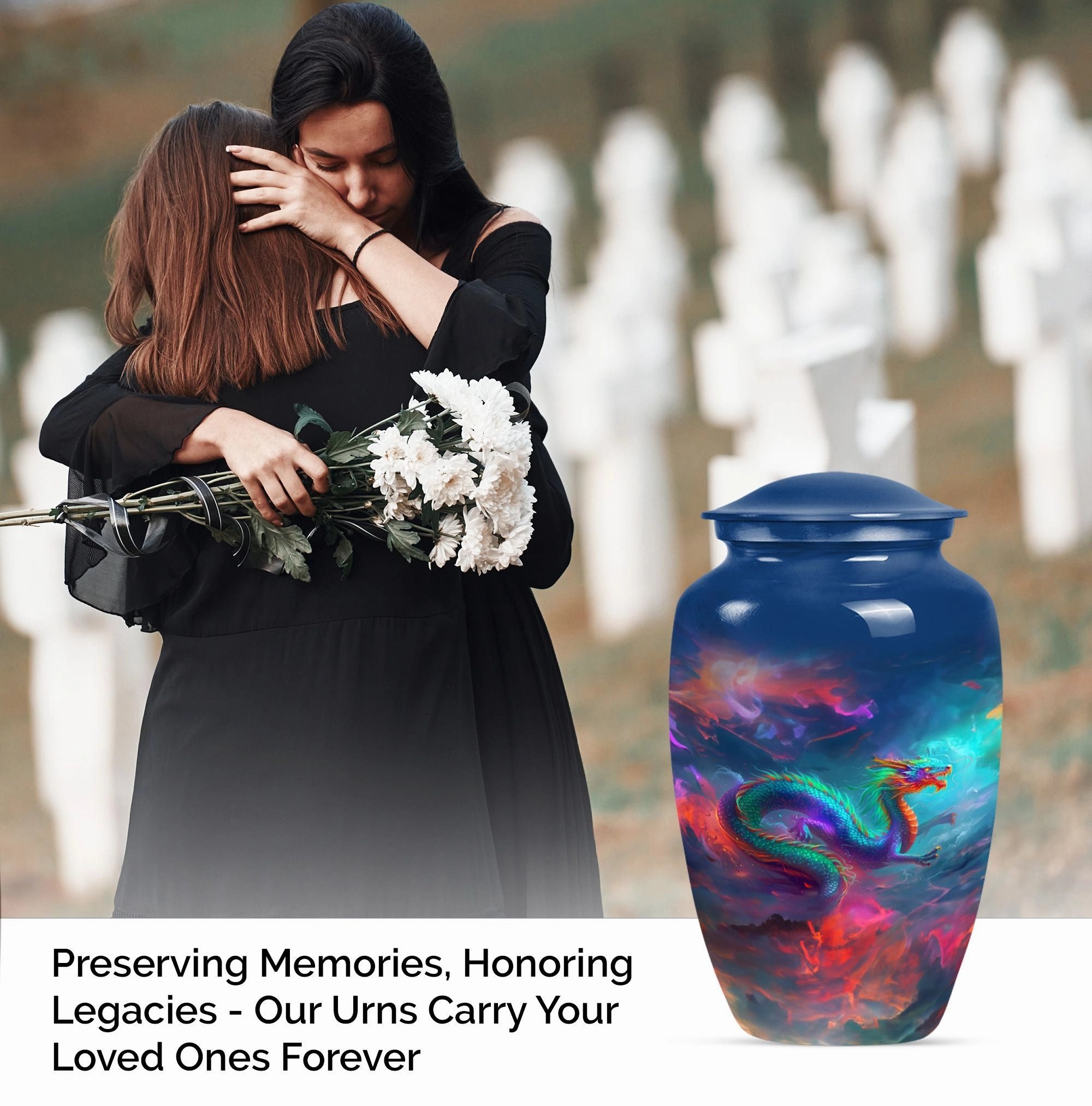 Dragon Urn - An Artistic & Durable Cremation Solution for Women