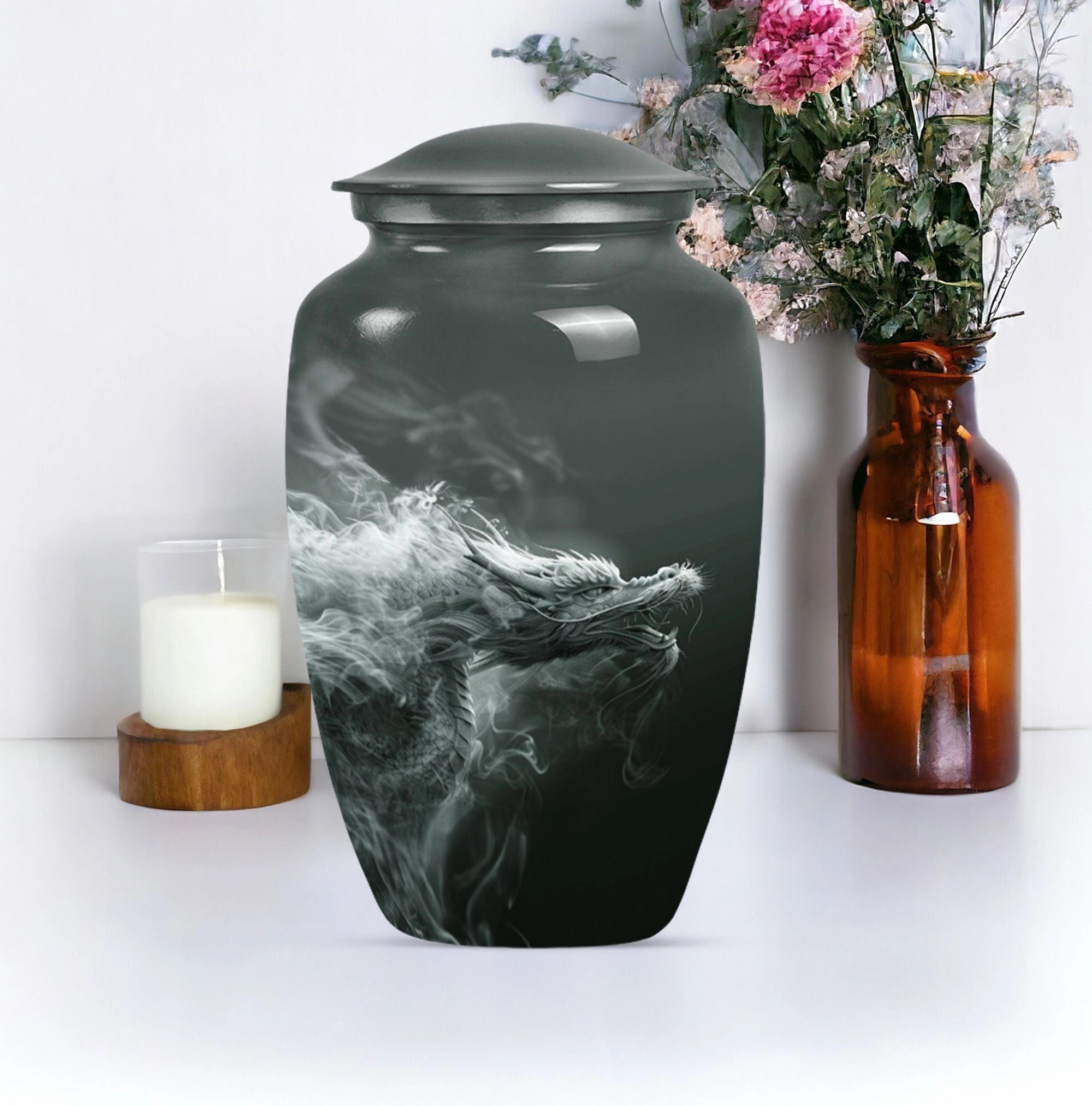 Durable Dragon Cremation Urn: Majestic, Eminent & Dignified