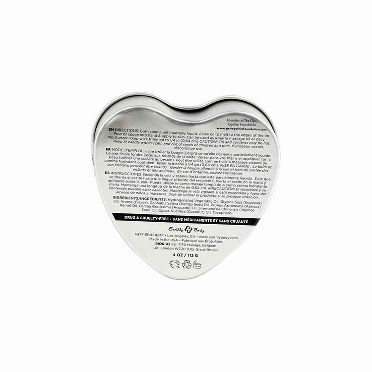 Earthly Body Edible Massage Oil Candle